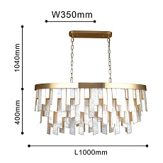 Подвесная люстра Favourite Shally 4199-15P 2