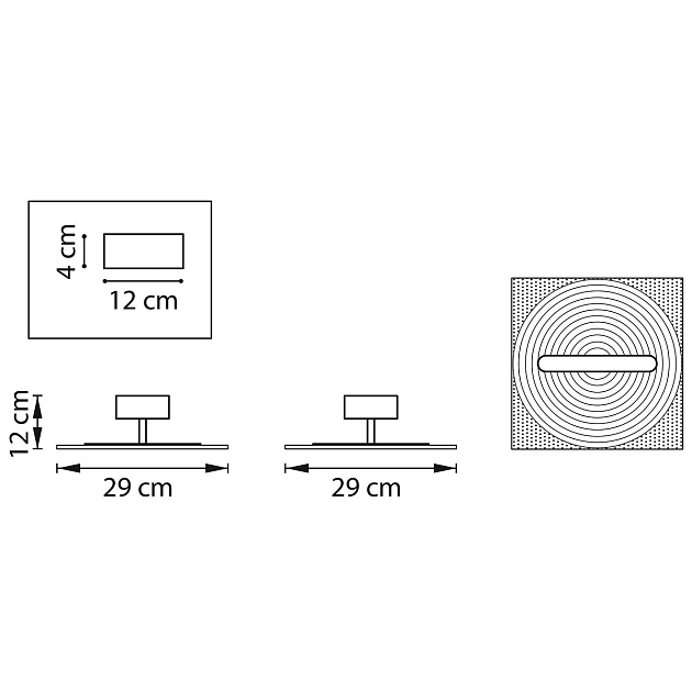 Потолочный светодиодный светильник Lightstar Acrile 738043 Фото № 5