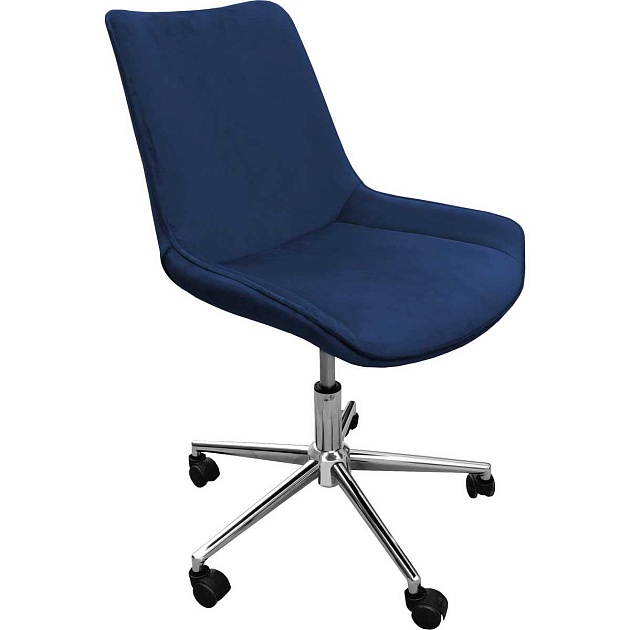 Поворотное кресло AksHome Lumier сапфировый, велюр 79742 изображение 1 Поворотное кресло AksHome Lumier сапфировый, велюр 79742 Фото № 1