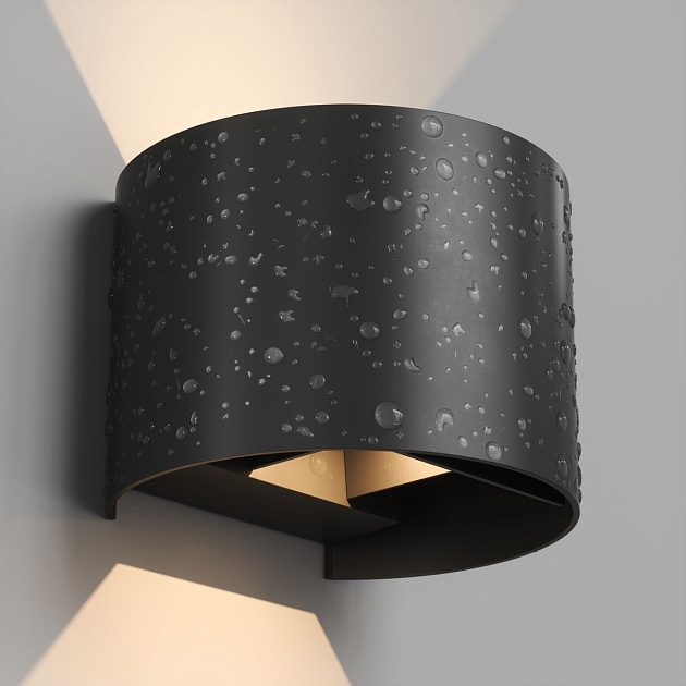 Уличный настенный светодиодный светильник Denkirs Malbec DK9771-BK Фото № 3