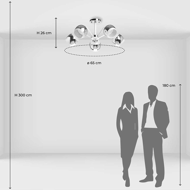 Люстра потолочная De City Альфа 324018705 Фото № 8