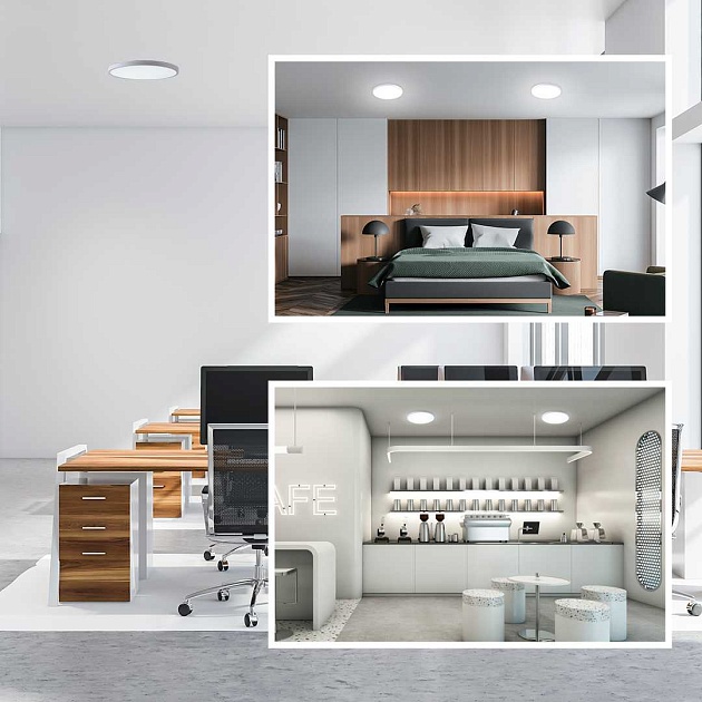 Потолочный светодиодный светильник Apeyron Spin 18-125 изображение 14 Потолочный светодиодный светильник Apeyron Spin 18-125 Фото № 14