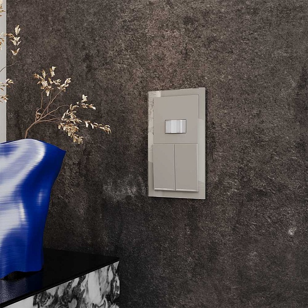 Датчик движения встраиваемый Voltum S70, (кашемир) VLS070503 Фото № 6