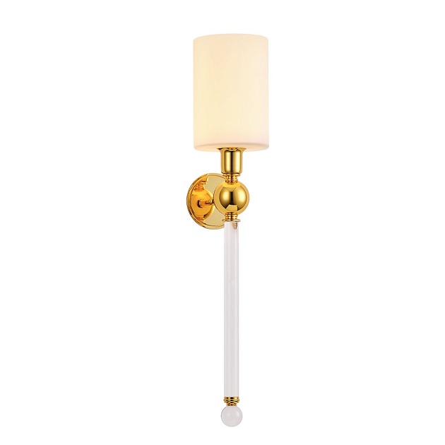 Бра Crystal Lux Mirabella AP1 Gold/White изображение 3 Бра Crystal Lux Mirabella AP1 Gold/White Фото № 3