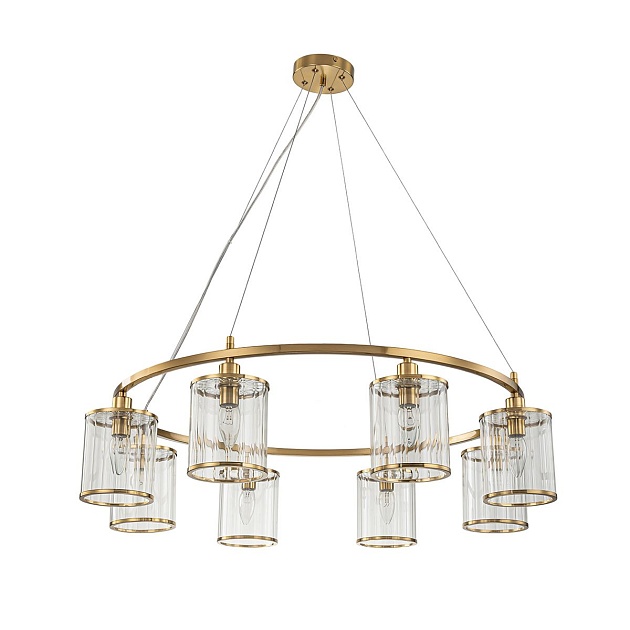 Подвесная люстра Indigo Dante 13022/8P Brass V000406 Фото № 4