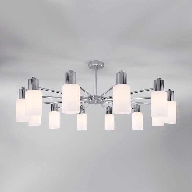 Потолочная люстра Eurosvet Vegga 70160/12 латунь Smart изображение 5 Потолочная люстра Eurosvet Vegga 70160/12 латунь Smart Фото № 5