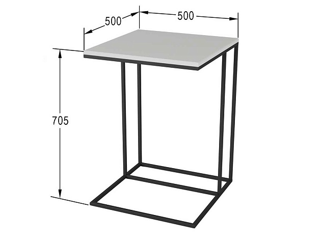 Приставной стол Мебелик Хайгрет 006724 Фото № 3