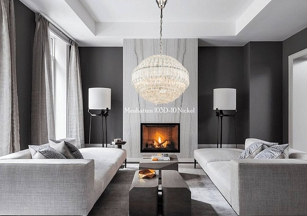 Подвесной светильник iLamp Manhattan 103D-10 Nickel Фото № 2