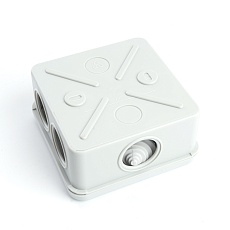 Коробка разветвительная уравнивания потенциалов (КУП) STEKKER EBX20-36-55, 100*100*50мм, 6 вводов, IP55, светло-серая (GE41361) 5
