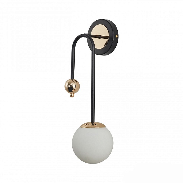 Бра Arte Milano Neapol73808 274307/1B BK/GD Фото № 1