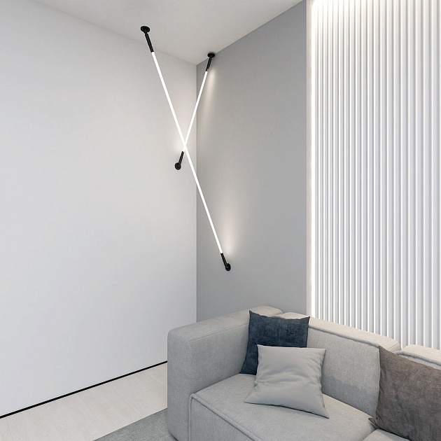 Настенно-потолочный светодиодный светильник Denkirs Flex DK7503-BK изображение 4 Настенно-потолочный светодиодный светильник Denkirs Flex DK7503-BK Фото № 4