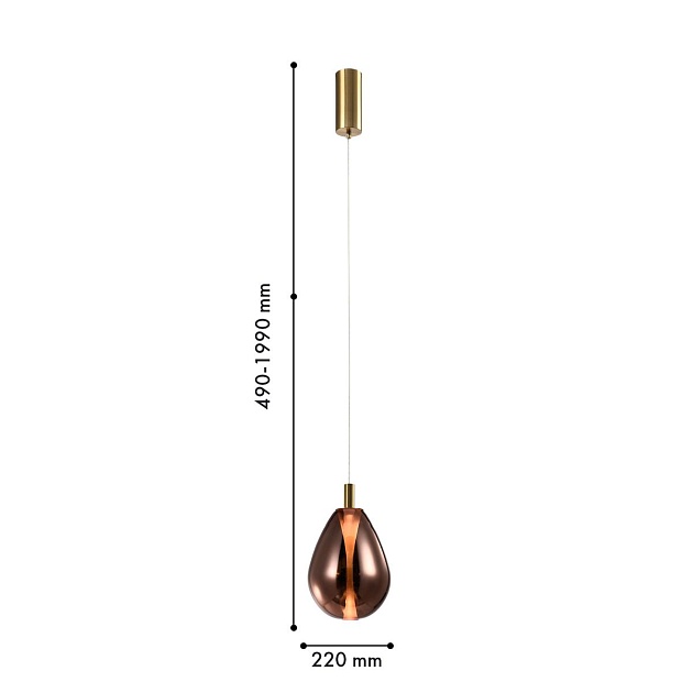 Подвесной светодиодный светильник Favourite Hopper 4256-2P изображение 2 Подвесной светодиодный светильник Favourite Hopper 4256-2P Фото № 2