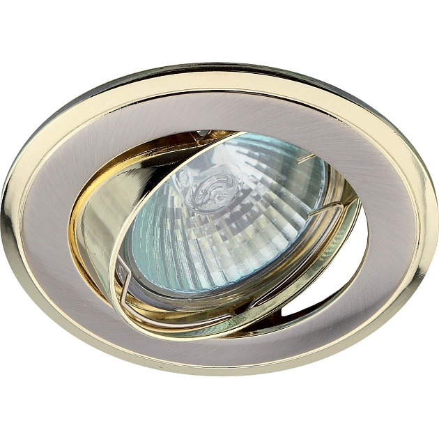 Встраиваемый светильник ЭРА Литой KL22А SN/G C0043708 изображение 1 Встраиваемый светильник ЭРА Литой KL22А SN/G C0043708 Фото № 1