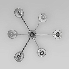 Подвесная люстра Eurosvet Pluto 60156/6 хром 3