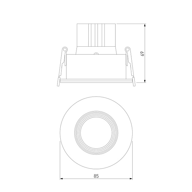 Встраиваемый светодиодный светильник Elektrostandard Artis 25096/LED a066135 Фото № 2