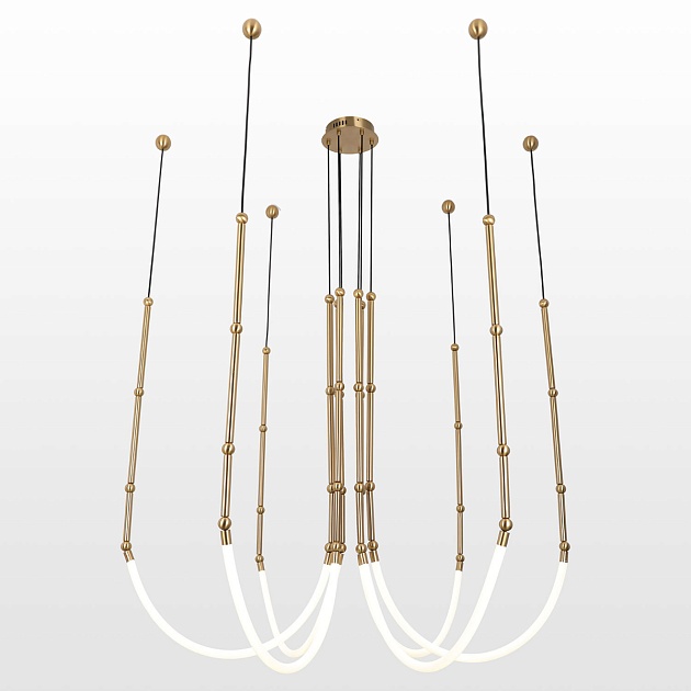 Подвесной светодиодный светильник Lussole Loft BEND LSP-7071 изображение 1 Подвесной светодиодный светильник Lussole Loft BEND LSP-7071 Фото № 1