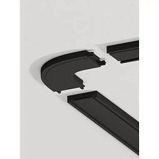 Соединитель шинопровода угловой закругленный ZZOK Nemo Black N-LCR-BK 4