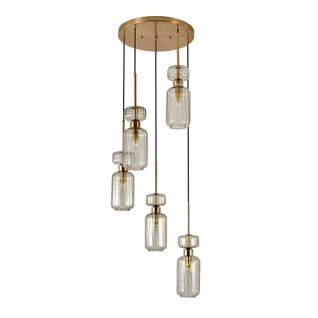 Подвесная люстра Escada Gloss 1141/5S Beige Фото № 1