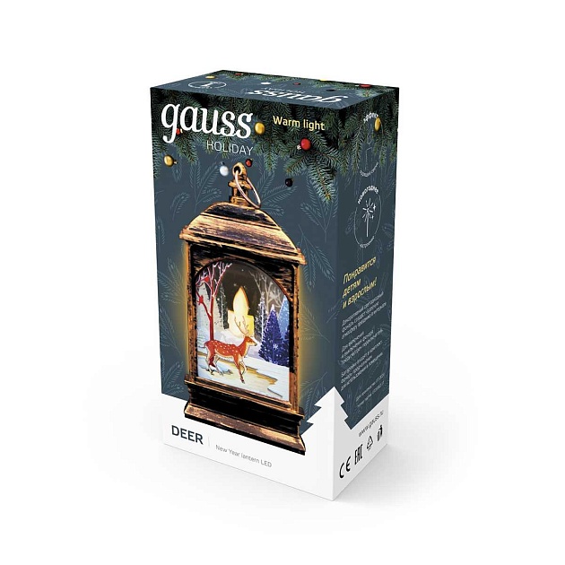 Светодиодный фонарь Gauss Олененок Holiday HL031 Фото № 2