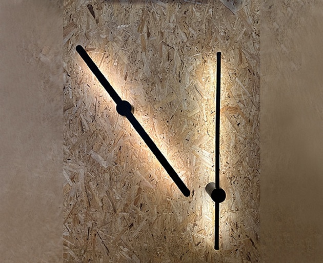 Настенный светодиодный светильник Italline IT08-8019 black Фото № 5