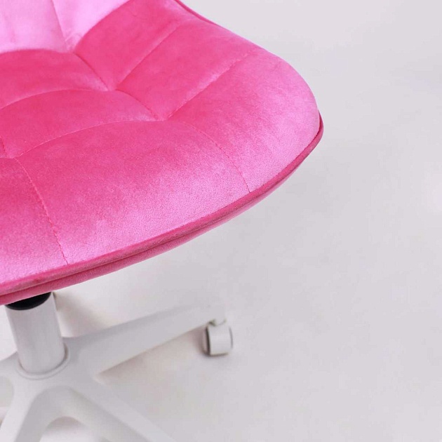 Поворотное кресло AksHome Carolyn велюр, фуксия 91956 изображение 8 Поворотное кресло AksHome Carolyn велюр, фуксия 91956 Фото № 8