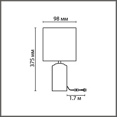 Настольная лампа Lumion Moderni Terazio 8141/1T 1