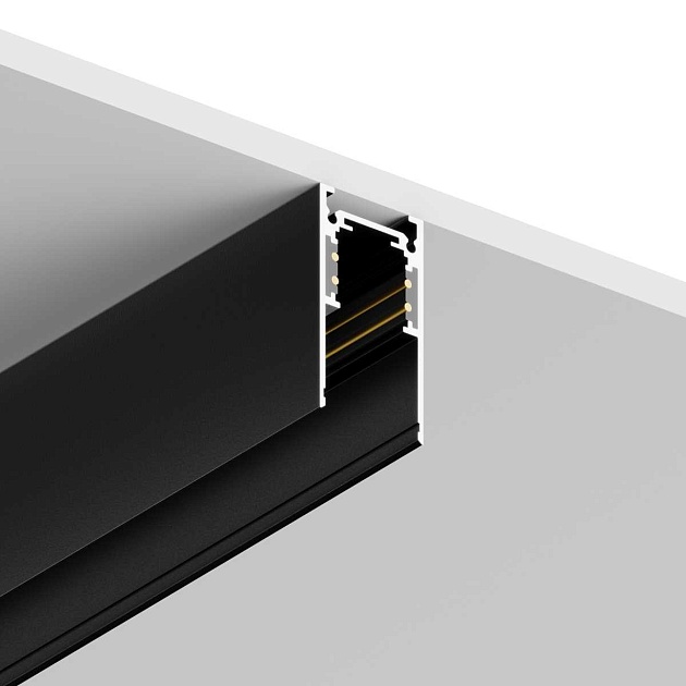 Шинопровод накладной ElDeko 48В-2м, чёрный HSBL_0052 Фото № 2