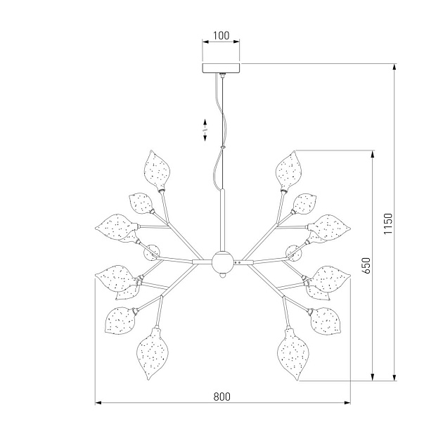 Подвесная люстра Bogates 546 Фото № 2