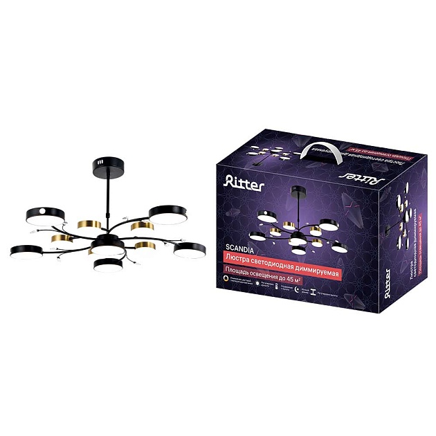 Потолочная люстра Ritter SCANDIA 51651 8 Фото № 1