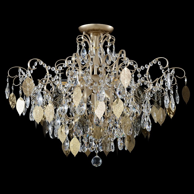 Потолочная люстра Crystal Lux Esmiralda PL9 Gold изображение 7 Потолочная люстра Crystal Lux Esmiralda PL9 Gold Фото № 7