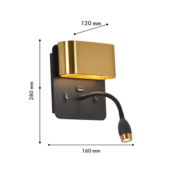 Настенный светодиодный светильник F-Promo Parret 4475-2W Фото № 2