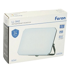 Светодиодный прожектор Feron LL-942 50W 6400K 51045 1