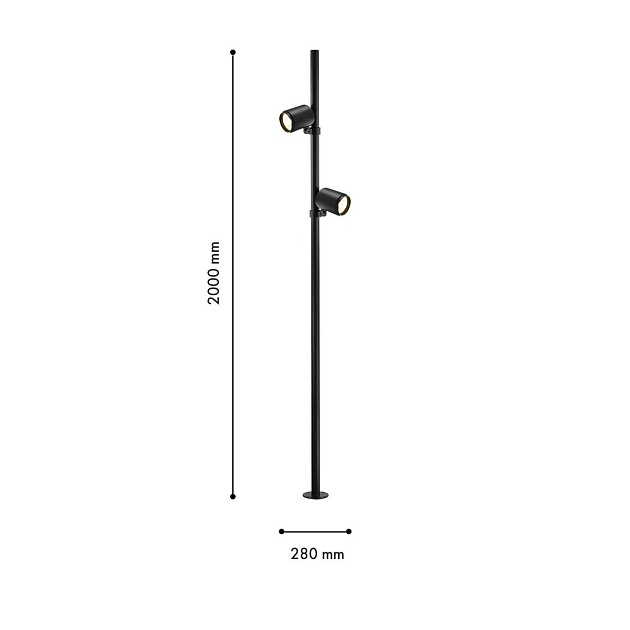 Уличный светодиодный светильник Favourite Securitas 4638-2F Фото № 2