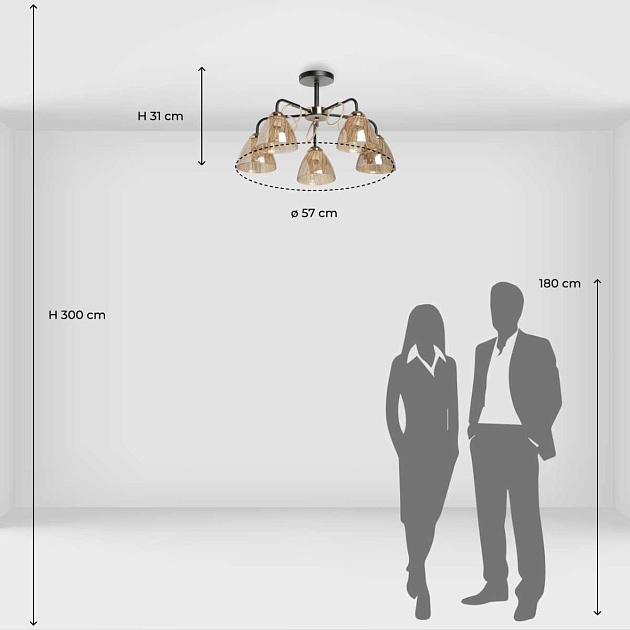 Потолочная люстра De City Альфа 324017905 Фото № 3