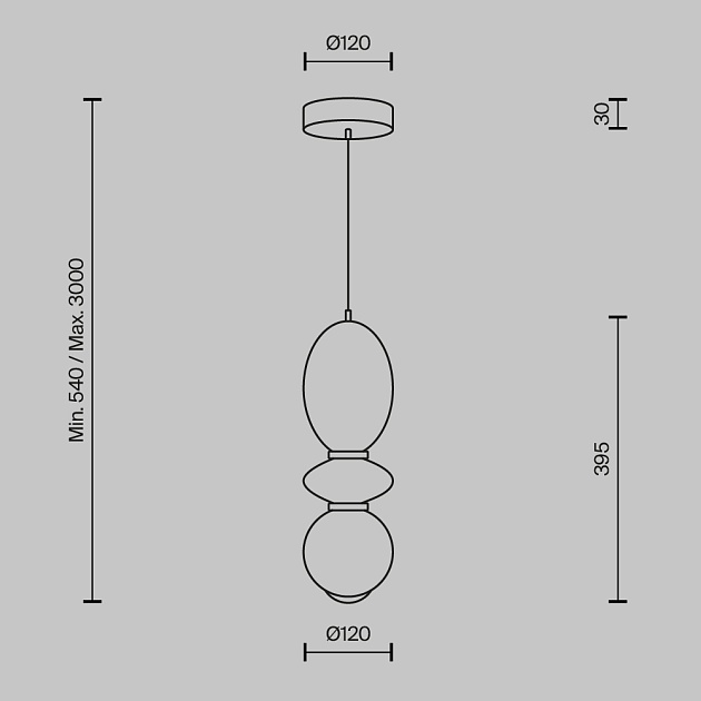 Подвесной светильник Maytoni MOD362PL-L10BG3K изображение 11 Подвесной светильник Maytoni MOD362PL-L10BG3K Фото № 11