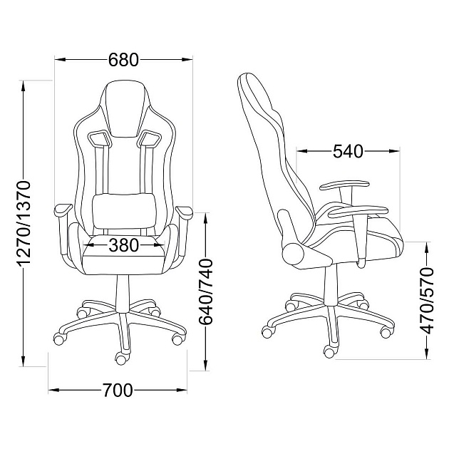 Игровое кресло AksHome Royal серо-коричневый, велюр 85992 изображение 2 Игровое кресло AksHome Royal серо-коричневый, велюр 85992 Фото № 2