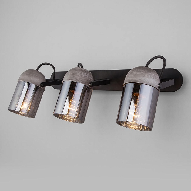 Спот Eurosvet Mars 20122/3 черный/тертый серый Фото № 1