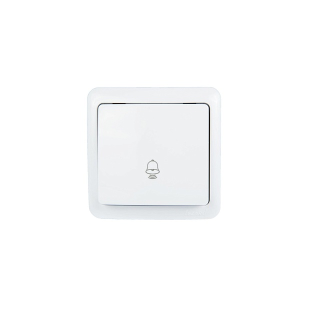 Кнопка звонка Lezard Viola белый 751-0200-103 Фото № 1