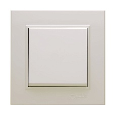 Выключатель Makel 1-кл. СП Karea 10А IP20 белый 56001001