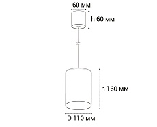 Подвесной светодиодный светильник Italline IT08-8027 black 3000K 1