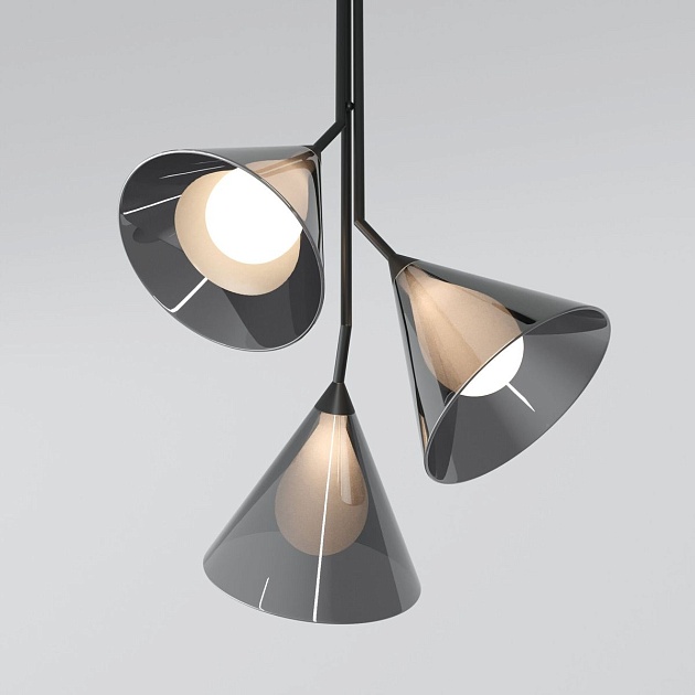 Подвесной светильник Eurosvet Enigma 70161/3 черный изображение 5 Подвесной светильник Eurosvet Enigma 70161/3 черный Фото № 5