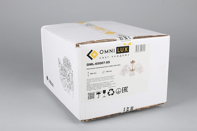 Потолочная люстра Omnilux Rapallo OML-65007-05 Фото № 6