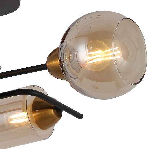 Потолочная люстра Illumico IL8243-4COU-79 BK BR изображение 3 Потолочная люстра Illumico IL8243-4COU-79 BK BR Фото № 3