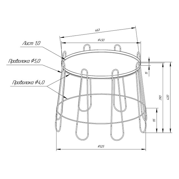 Журнальный стол Мебелик SHT-CT6-2 008658 Фото № 3