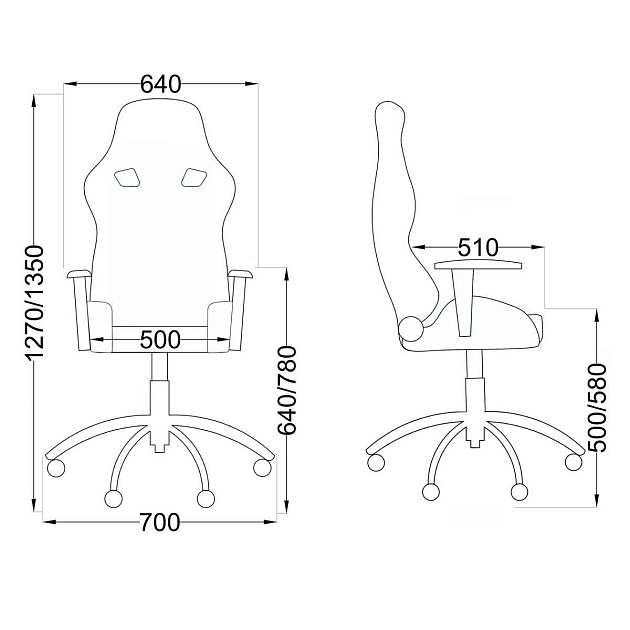 Игровое кресло AksHome Military черный, экокожа 80008 изображение 2 Игровое кресло AksHome Military черный, экокожа 80008 Фото № 2