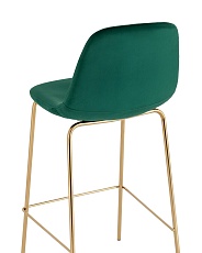Барный стул Stool Group Валенсия SN велюр зеленый золотые ножки OS-001B HLR-56 gl 5