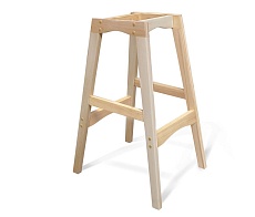 Барный стул Sheffilton SHT-ST31/S65 бежевый/прозрачный лак 8045200401 2