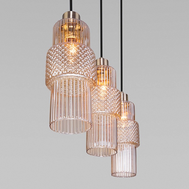 Подвесной светильник Eurosvet Soho 50209/3 бронза Фото № 4