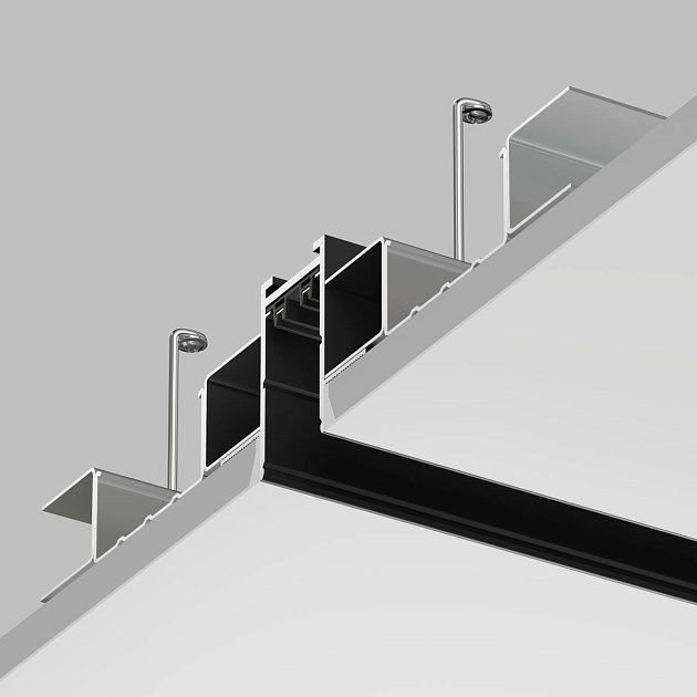 Шинопровод встраиваемый однофазный Denkirs Smart Hide TR2012-BK Фото № 5