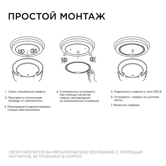 Светодиодный модуль Apeyron 02-66 изображение 6 Светодиодный модуль Apeyron 02-66 Фото № 6